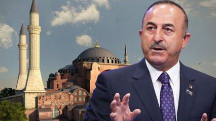Bakan Çavuşoğlu'ndan Ayasofya açıklaması