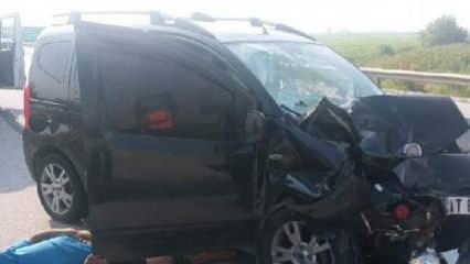 Ceyhan’da feci kaza: 1 ölü, 2 ağır yaralı