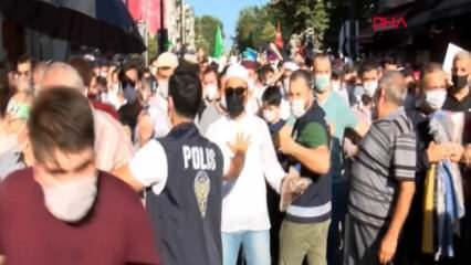 Polis bariyerini aşan kalabalık Ayasofya Camii'ne doğru koştu