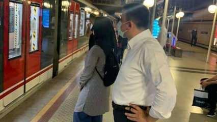 İzmir milletvekili Hamza Dağ metroda görüntülendi!