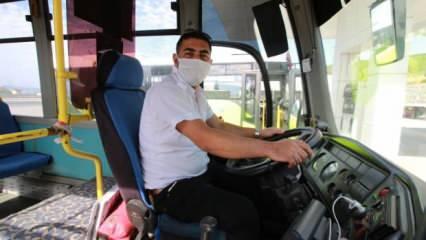 Kocaeli'de bayram güzelliği! Yolcular otobüs şoföründen alkışla özür diledi