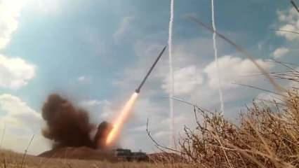 Rusya İskender-M füzelerini peş peşe ateşledi! İşte o görüntüler