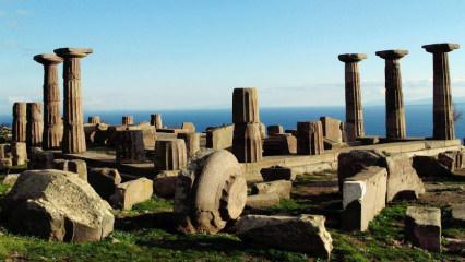 Antik Çağ'ı günümüze taşıyan Assos Antik Kenti