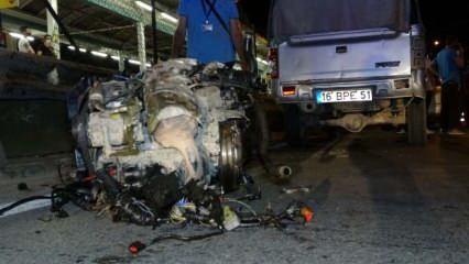 Bursa'da trafikte makas terörü: 6 araç birbirine girdi