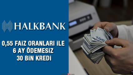 HalkBank 30 bin TL 6 ay ödemesi İhtiyaç Kredi veriyor! Düğün yapacakları sevindirecek!