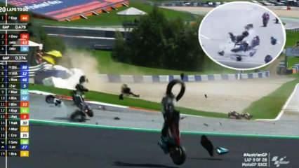 MotoGP ve Moto2'de feci kaza!