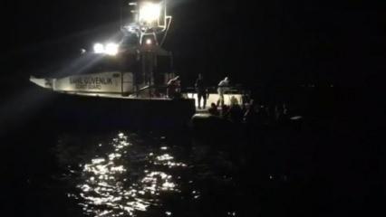 Yunan'ın Türk kara sularına ittiği 31 sığınmacı kurtarıldı
