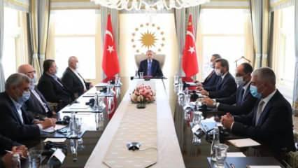 Başkan Erdoğan, İsmail Heniyye'yi kabul etti