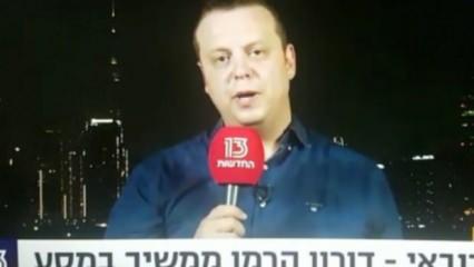 BAE’deki İsrailli muhabir canlı yayında bayıldı