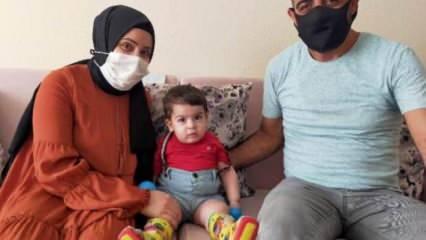 SMA hastası Ali Osman bebeğin ailesinden yardım çağrısı