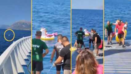 5 yaşındaki çocuk Akdeniz'in ortasında tesadüfen bulundu