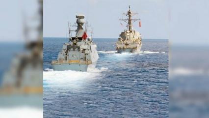  ABD gemileri Doğu Akdeniz'de savaş gemilerimizi izliyor