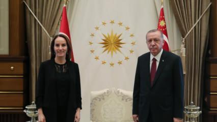 Başkan Erdoğan Gabriela Cuevas Barron’u kabul etti