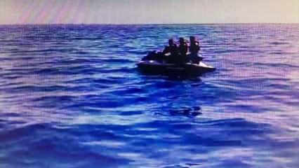 Jet ski ile Yunanistan'a kaçmaya çalışan 3 eski asker yakalandı!