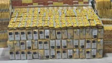 Mersin'de kaçak 50 bin elektronik sigara ele geçirildi