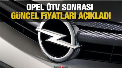 Opel ÖTV sonrası 2020 fiyat listesini açıkladı! Opel Astra Corsa Combo güncel fiyatları