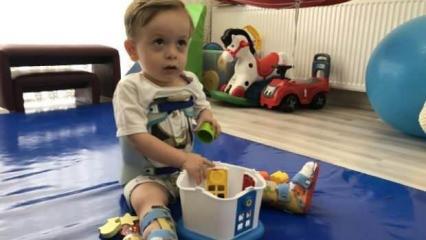 SMA hastası minik Gökalp'e bağışta mutlu son