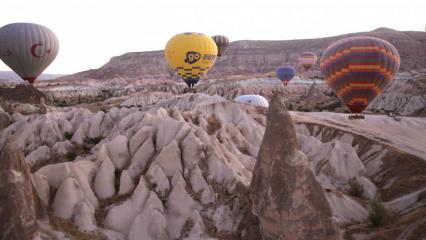 Kapadokya balonlarında pandemi kuralları