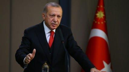 Başkan Erdoğan'dan AP ve Macron'a cevap