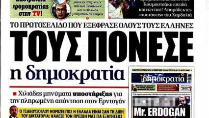Yunan gazetesinin pişkin küstahlığı: Devam ettiler