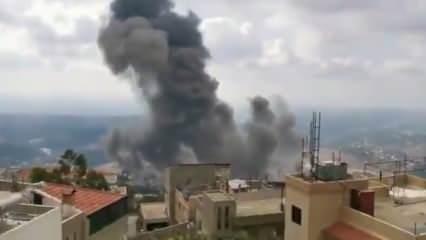 Lübnan'daki bir köy evinde büyük patlama