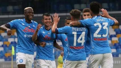 Napoli, sahasında şov yaptı şov! 6 gollü zafer