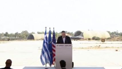 Savaş uçaklarını arkasına aldı! Pompeo'dan Yunanistan'da Türkiye açıklaması