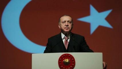 Başkan Erdoğan'dan 'Selahaddin-i Eyyubi' mesajı