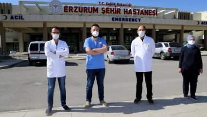 Erzurumlu Doktorlar: Bizim için en büyük teşekkür, vatandaşın maske takıp kurallara uymasıdır