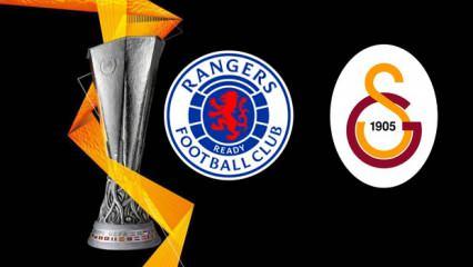 Glasgow Rangers Galatasaray maçı ne zaman saat kaçta başlayacak? UEFA maçı hangi kanalda ?