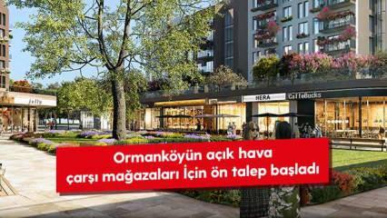 Ormanköy’ün açık hava çarşı mağazaları için ön talep başladı!