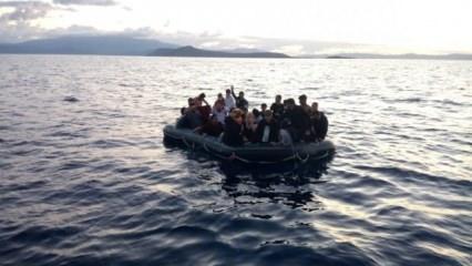 Muğla'da 21 göçmen kurtarıldı