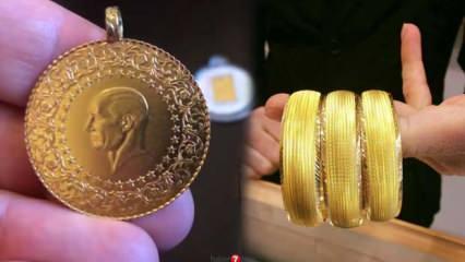 Çeyrek Altın Gram Altın bilezik alış satış fiyatları: Altın fiyatları yeni rekora koşuyor! 