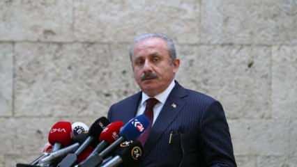 Meclis Başkanı Mustafa Şentop'tan son dakika açıklamalar