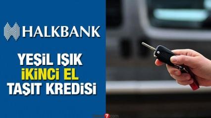 HalkBank 3 ay ertelemeli 60 ay vade ile 120 bin TL'ye kadar Taşıt Kredisi! Kredi Başvuru ekranı