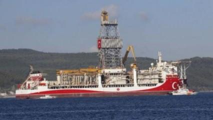 Sondaj gemisi 'Kanuni', Çanakkale Boğazı'nı çıkıyor