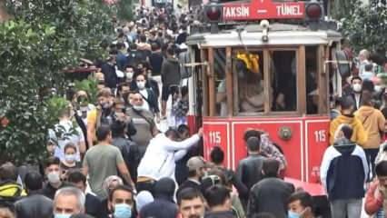 Taksim'de skandal görüntüler