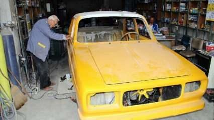 Anadol Suat, 70 yıldır otomobil tamir ediyor