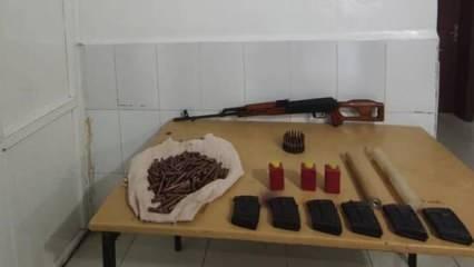 Hakkari'de PKK'ya ait silah ve mühimmat ele geçirildi