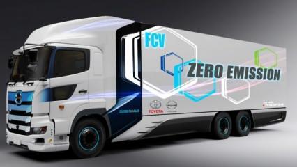 Toyota ve Hino Trucks'tan hidrojen yakıt hücreli araç