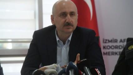 Bakan duyurdu: İzmir'de ulaşım ve haberleşme kesintisiz sağlanıyor