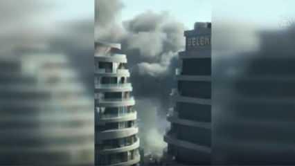 Ataköy'de korkutan yangın