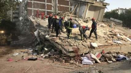 Cerrahpaşa Mühendislik Fakültesi'nde İzmir depremi için ön inceleme raporu