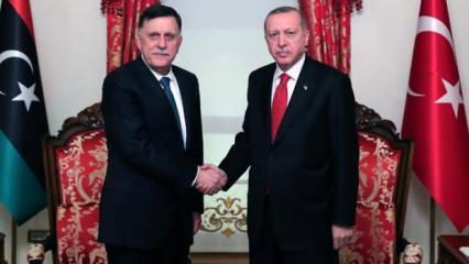 Fayiz Es-Serrac'dan Başkan Erdoğan'a geçmiş olsun telefonu