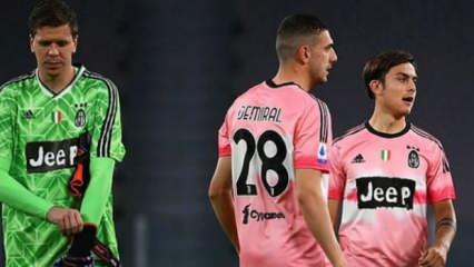 Juventus ligde puan kaybetmeye devam ediyor