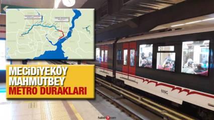 M7 Mecidiyeköy-Mahmutbey metro hattı durakları | Hangi hatlara aktarma yapılabilecek?