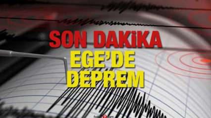 İzmir'de 6,6 şiddetinde deprem gerçekleşti! Depreme ilişkin ilk görüntüler