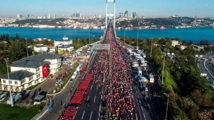 42. İstanbul Maratonu bugün koşulacak! Trafiğe kapatılacak yollar..