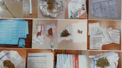 Çocuk kitaplarının sayfalarının arasında uyuşturucu ele geçirildi