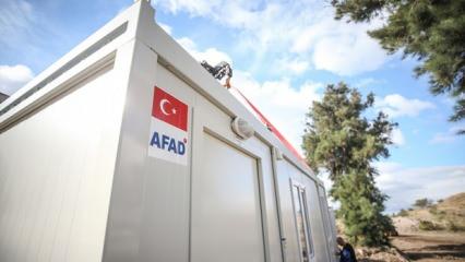 İzmir'de bin konteynerlik geçici barınma merkezi kuruluyor